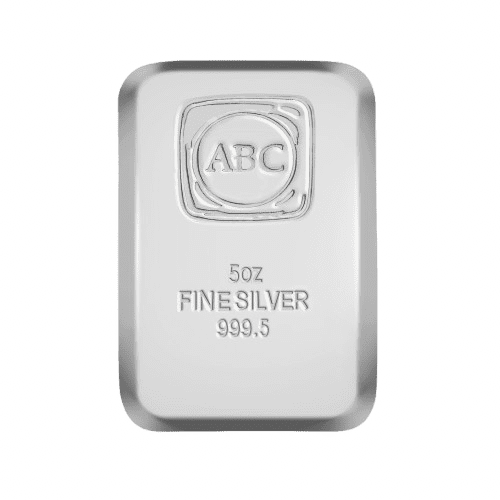 5 oz Silver Bullion Cast Bar Buy Silver Sydney